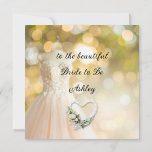 Robe de mariée sur mesure carte de mariée à venir