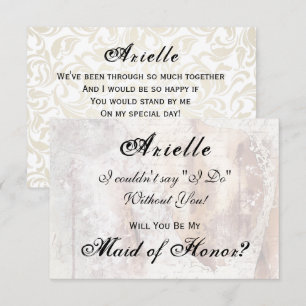 Robe en dentelle à l'aquarelle Invitation Régence 