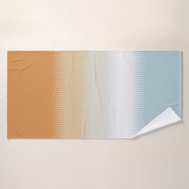 Robe gris gris clair orange (Serviette de bain)