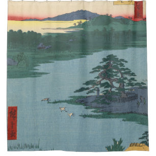 Robe-Hanging Pine Senzoku Pond Japanese Art