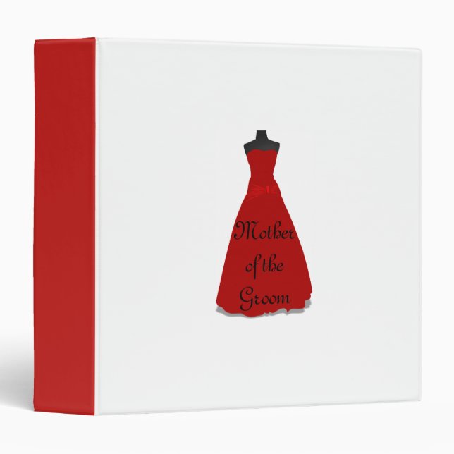 Robe mariage Mère du Classeur Groom Planificateur (Devant/Côté)