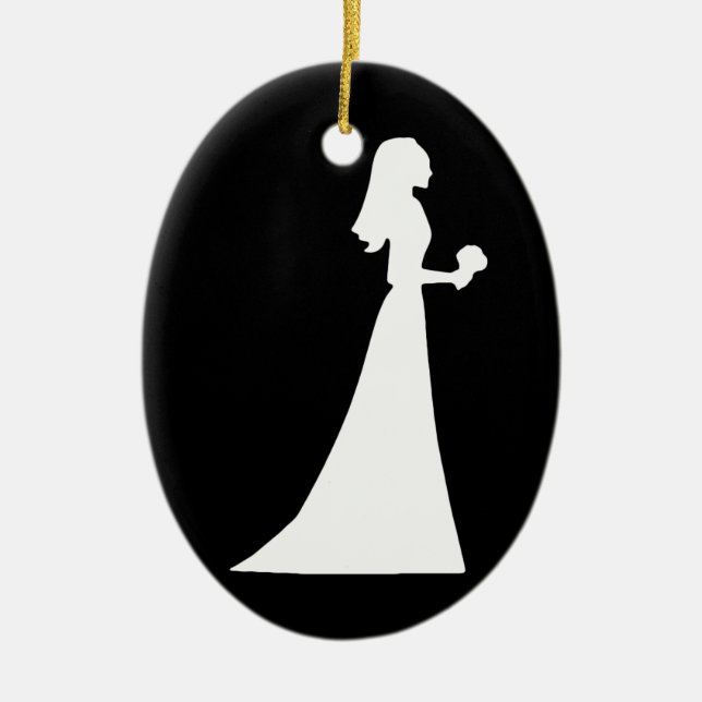 Robe mariage Ornement de Noël personnalisé (Devant)