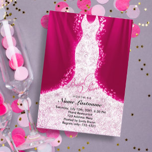 Robe Parties scintillant Faux sur Invitation Fête 
