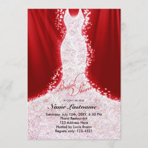 Robe Parties scintillant Faux sur Invitation Fête 