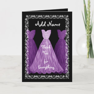 Robe PURPLE BRIDESMAID Merci Mariage R451B