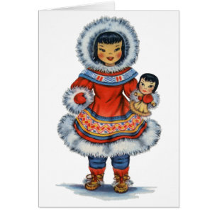 Robe traditionnelle Eskimo vintage
