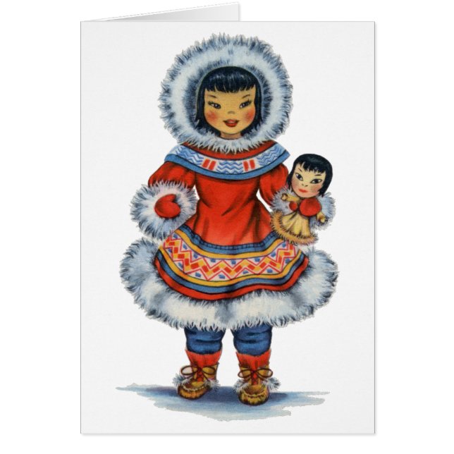 Robe traditionnelle Eskimo vintage (Devant)