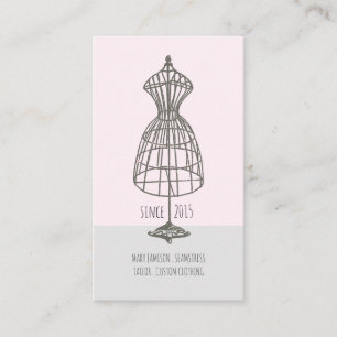 Robe Vintage Seamstress Carte de visite
