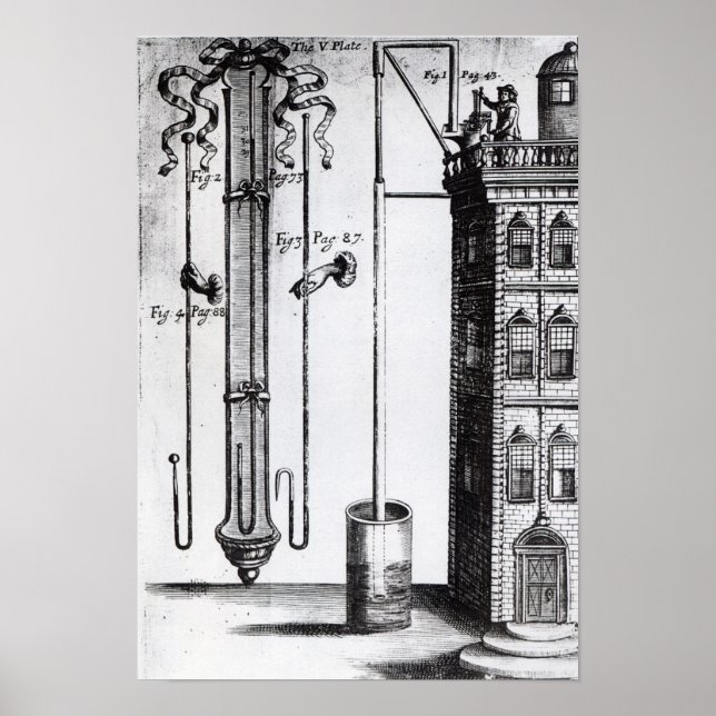 Robert Boyle's development of the water pump Poster (Front)