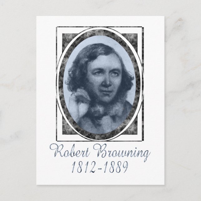 Robert Browning Postcard (Front)