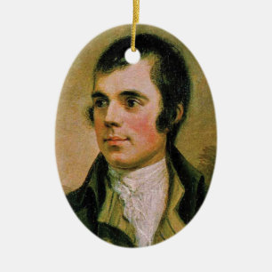 Robert Burn, celebrating Burn's night Ceramic Ornament