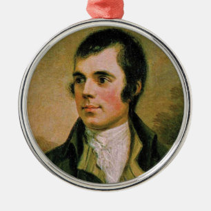 Robert Burn, celebrating Burn's night Metal Ornament