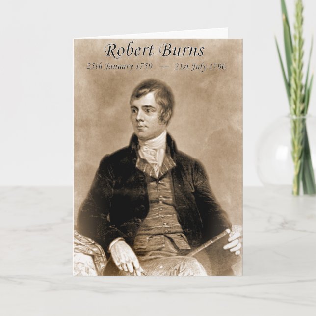 ROBERT BURNS CARD (Front)