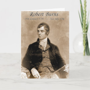 ROBERT BURNS CARD