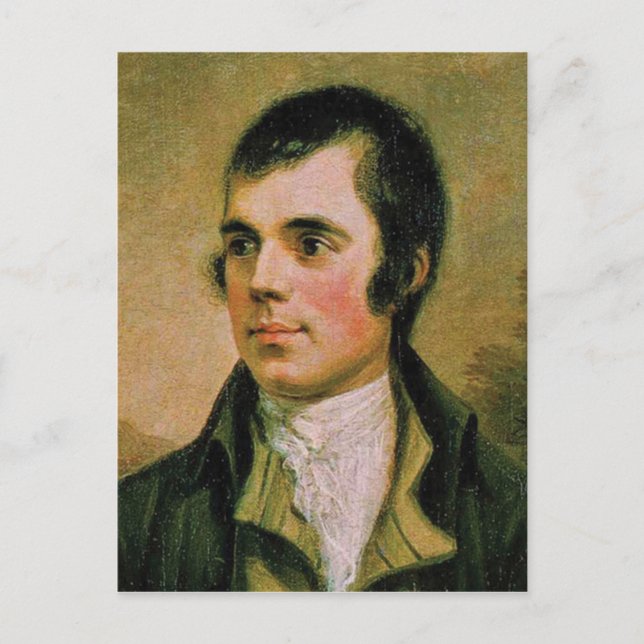 Robert Burns, celebrating Burn's night Postcard (Front)