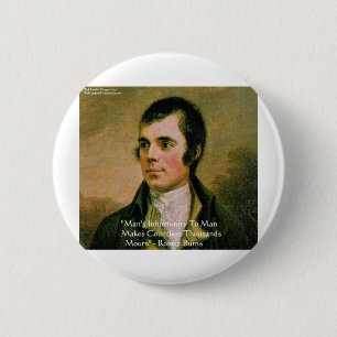 Robert Burns Famous Quote 2 Inch Round Button