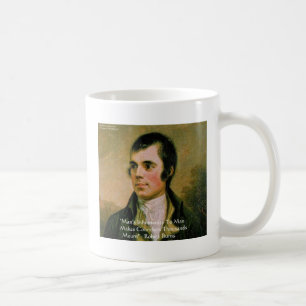 Robert Burns Famous Quote Coffee Mug