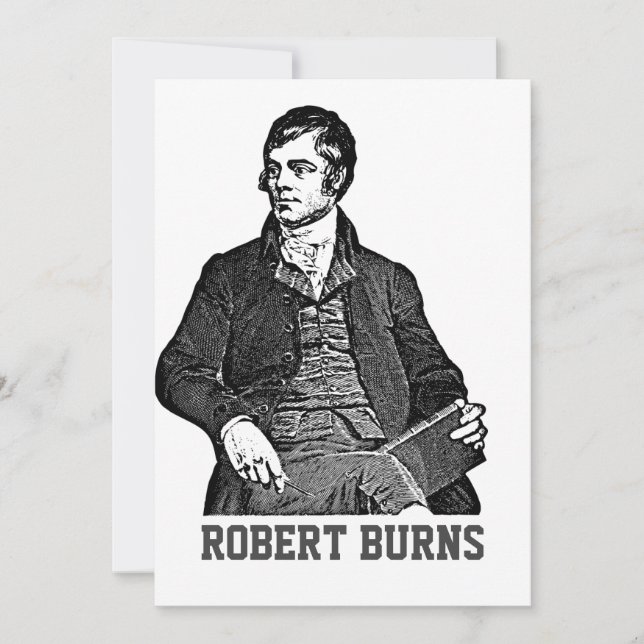 Robert Burns Invitation (Front)