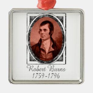 Robert Burns Metal Ornament