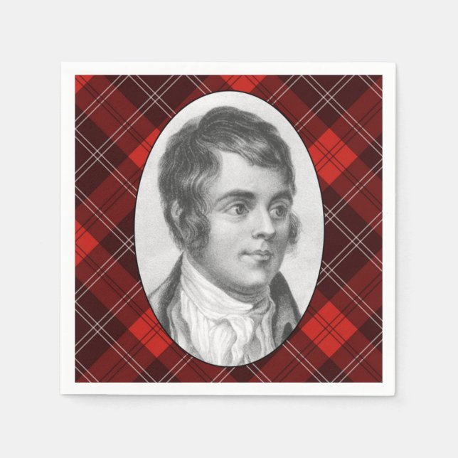Robert Burns Paper Napkins (Front)