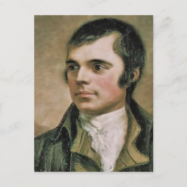 Robert Burns Portrait Postcard (Front)