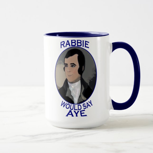 Robert Burns Scottish Independence Mug (Right)