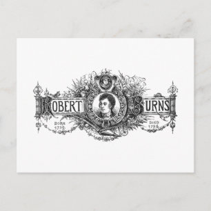 Robert Burns Scottish poet and lyricist, Scotland Postcard