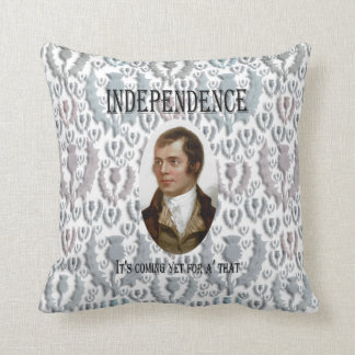 Robert Burns Scottish Thistle Cushion