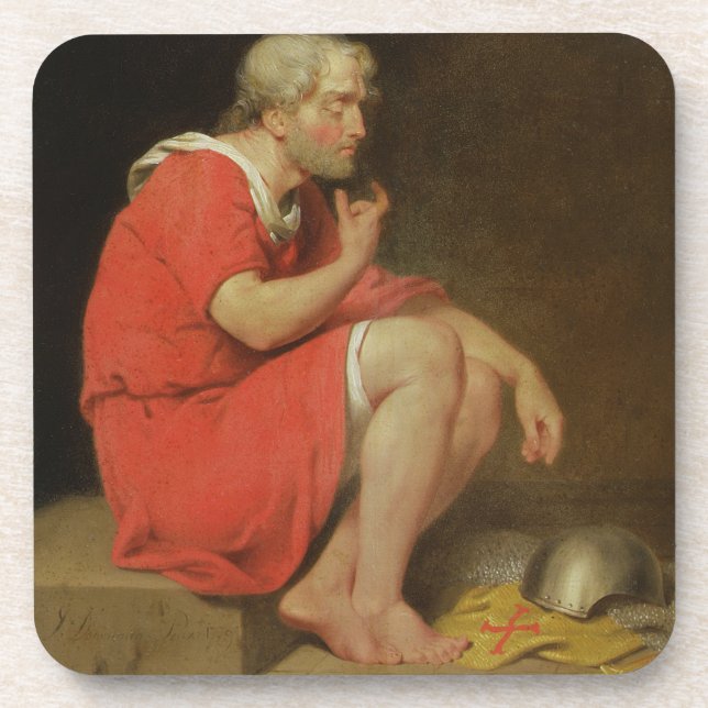 Robert (c.1054-1134) Duke of Normandy in Prison, 1 Coaster (Front)