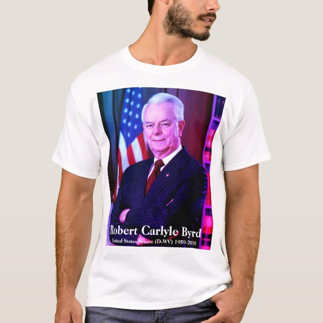 Robert C. Byrd, Democratic West Virginia Senator T-Shirt (Front)
