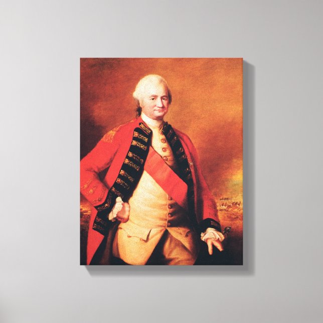 Robert Clive  1st Baron Clive, c.1773 Canvas Print (Front)
