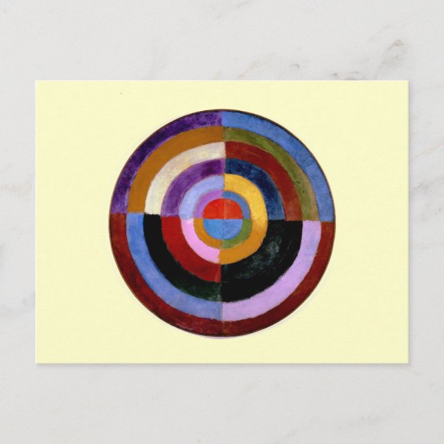 Robert Delaunay abstract art Holiday Postcard (Front)