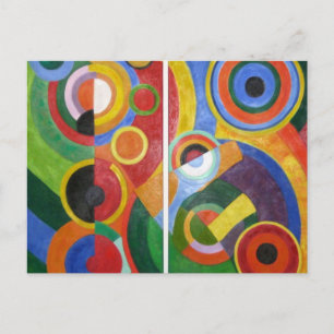 Robert Delaunay abstract art Postcard