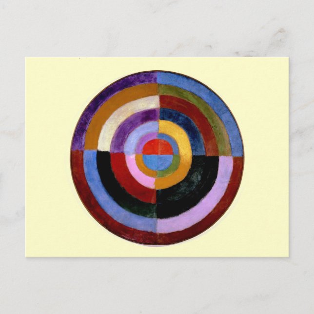 Robert Delaunay abstract art Postcard (Front)