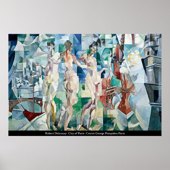 Robert Delaunay - City of Paris Poster (Front)