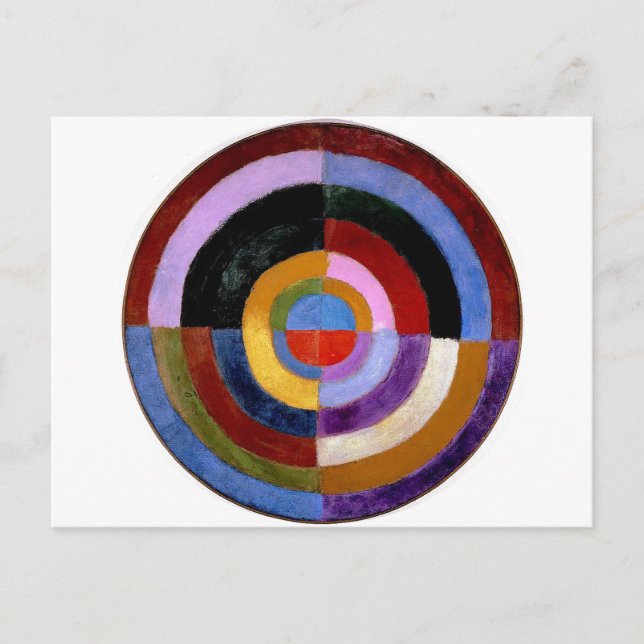 Robert Delaunay Claasical Abstract Art Painting Postcard (Front)