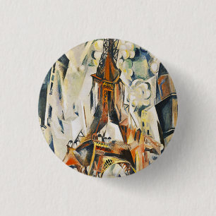 Robert Delaunay Eiffel Tower Button