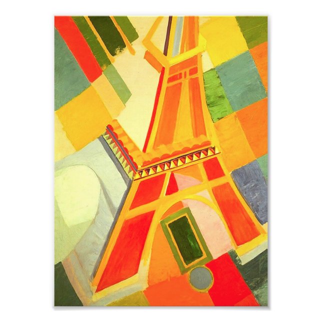 Robert Delaunay Eiffel Tower Print (Front)