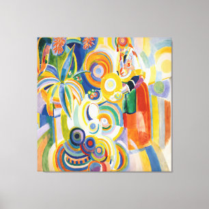 Robert Delaunay - Portuguese Woman Canvas Print