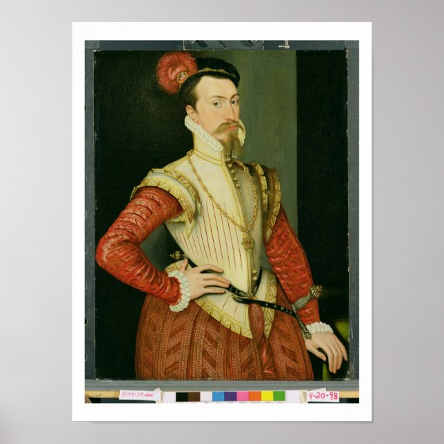 Robert Dudley (1532-88) 1st Earl of Leicester, c.1 Poster (Front)