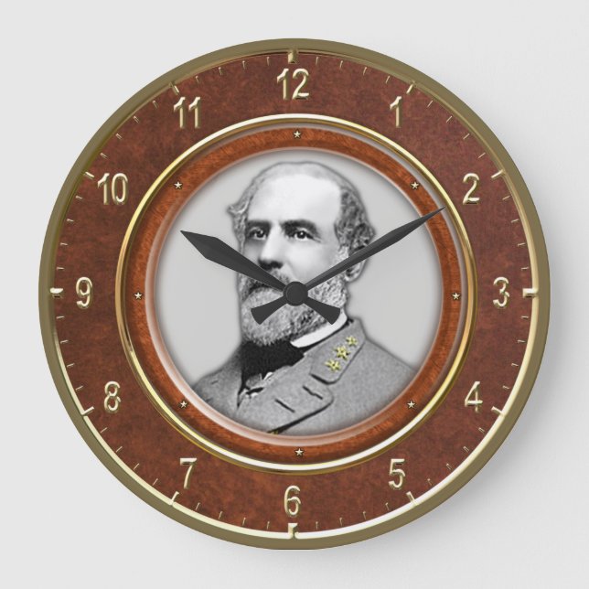 Robert E. Lee10.75" Large Clock (Front)