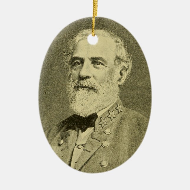 Robert E. Lee Ceramic Ornament (Front)