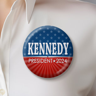 Robert F Kennedy JR 2024 - stars stripes 2 Inch Round Button