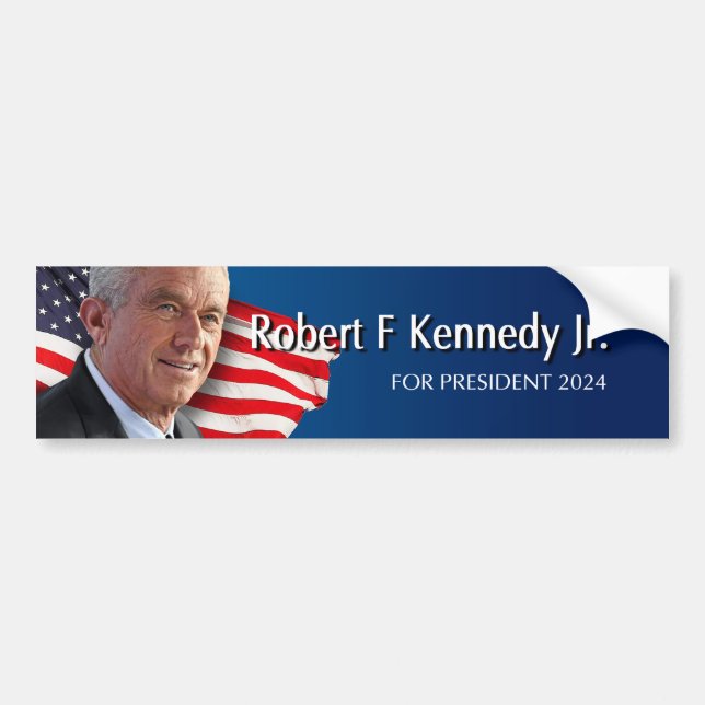 Robert F Kennedy Jr for President 2024 Bumper Sticker (Front)