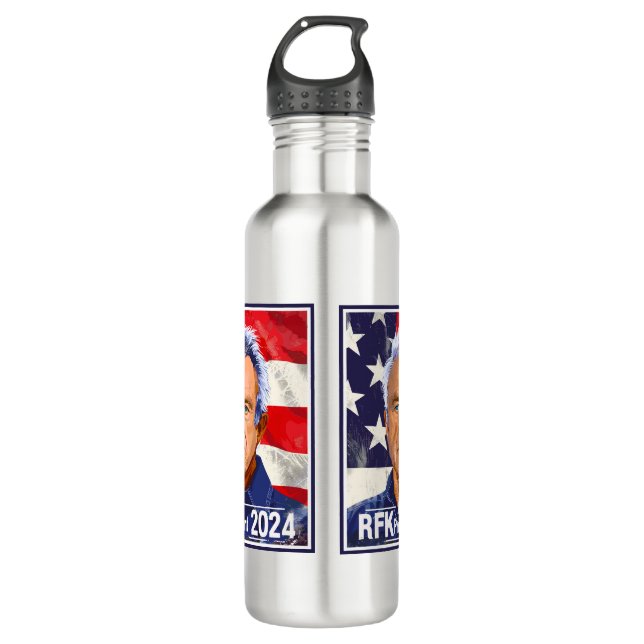 Robert F Kennedy, Jr. for President 2024, RFK Jr 710 Ml Water Bottle (Front)