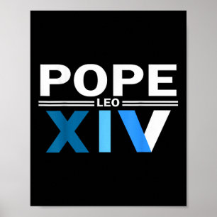 Robert Francis Pope Leo Xiv Vatican Villanova  Poster