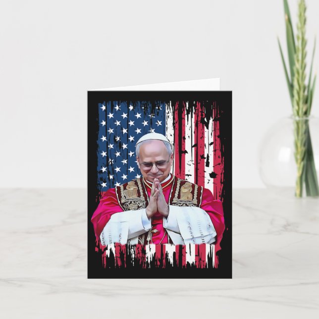 Robert Francis Prevost America's Pope  Card (Front)