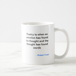 Robert Frost Poetry Mug