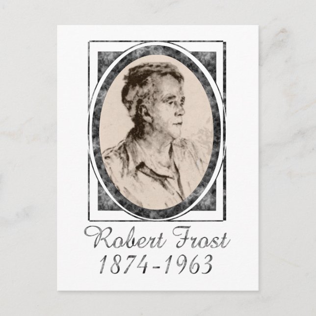 Robert Frost Postcard (Front)