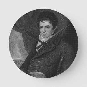 Robert Fulton (1765-1815), engraved by George Park Round Clock
